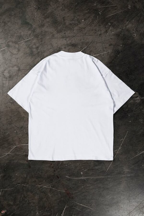 Plain White T-Shirt | Minimalist & Versatile Streetwear for Men & Women - Image 2