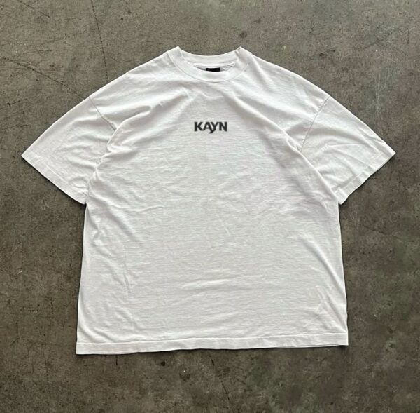 KAYN Classic T-Shirt | Oversized Streetwear Tee in Black & White - Image 2