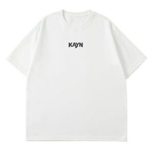 KAYN Classic T-Shirt | Oversized Streetwear Tee in Black & White