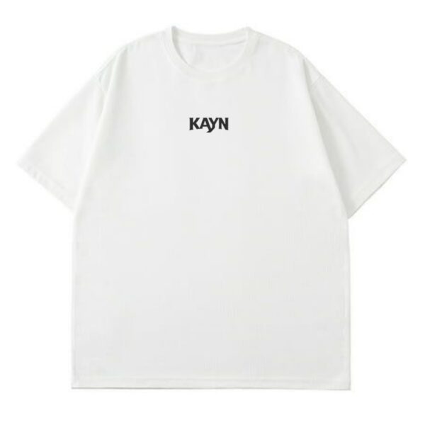 KAYN Classic T-Shirt | Oversized Streetwear Tee in Black & White