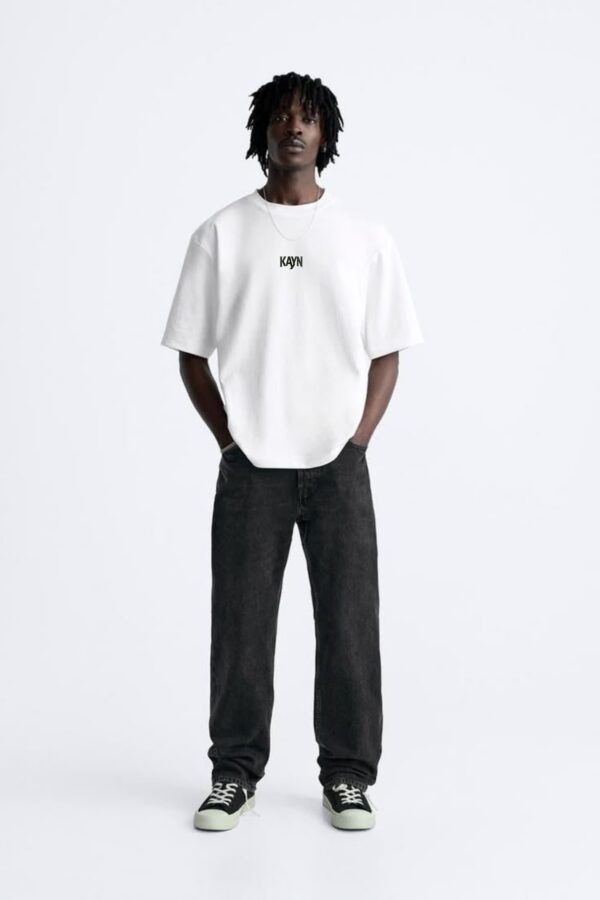 KAYN Classic T-Shirt | Oversized Streetwear Tee in Black & White - Image 3