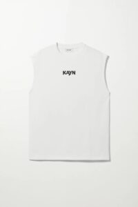 KAYN Essential Tank Top | Minimalist Streetwear  – White
